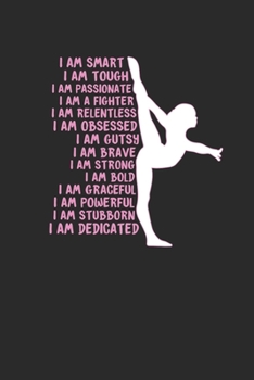 Paperback I Am Smart: Gymnastics Notebook, Blank Lined (6" x 9" - 120 pages) Sports Themed Notebook for Daily Journal, Diary, and Gift Book