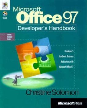 Paperback Microsoft Office 97 Developers Handbook: With CDROM, Developing Professional Buisness Applications with the Office 97 Developer Book