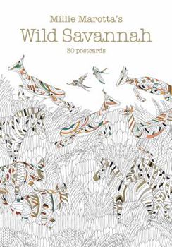 Millie Marotta's Wild Savannah (Postcard Book): 30 Postcards