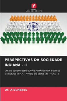 Paperback Perspectivas Da Sociedade Indiana - II [Portuguese] Book