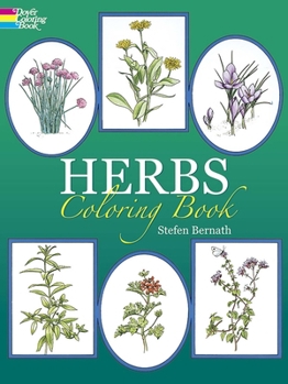 Paperback Herbs Coloring Book