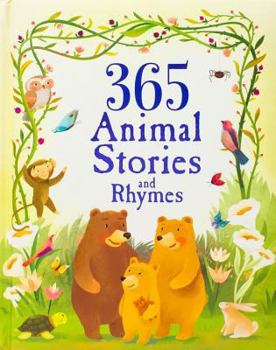 Hardcover 365 Animal Stories and Rhymes Book