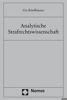 Analytische Strafrechtswissenschaft