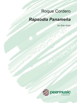 Paperback Rapsodia Panamena: For Solo Violin Book