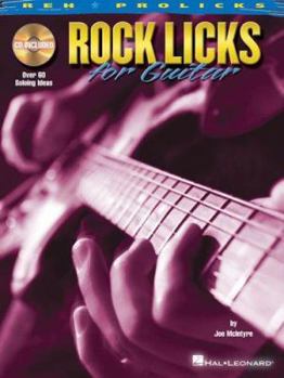 Paperback Rock Licks for Guitar [With CD] Book