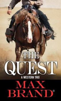 Library Binding The Quest: A Western Trio [Large Print] Book