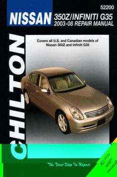 Paperback Nissan 350Z & Infiniti G35 2003-08 Repair Manual Book