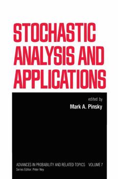 Hardcover Stochastic Analysis and Applications Book