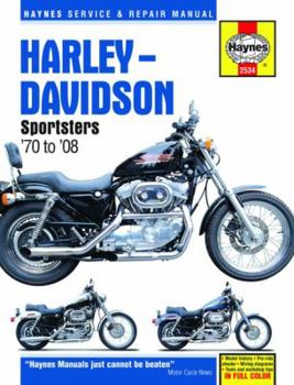 Harley-Davidson Sportster '70 to '08 (Haynes Service & Repair Manual)