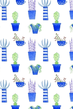 Notes: A Blank Isometric Graph Paper Notebook Watercolor Houseplant Cover Art