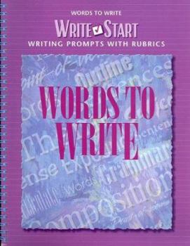 Spiral-bound Words to Write Book