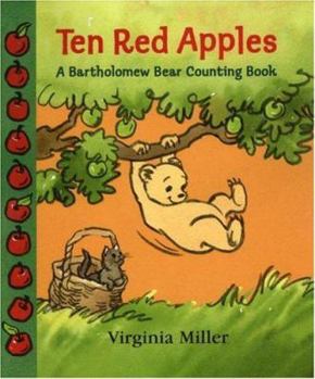 Hardcover Ten Red Apples: A Bartholomew Bear Counting Book