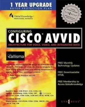 Paperback Configuring Cisco AVVID : Architecture for Voice, Video, and Integrated Data Book