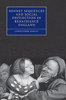 Paperback Sonnet Sequences and Social Distinction in Renaissance England Book