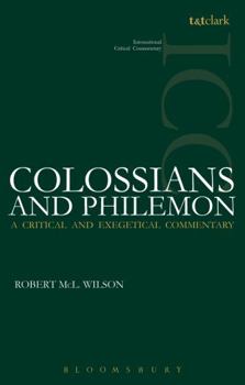 Paperback Colossians and Philemon (ICC) Book