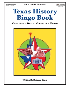 Paperback Texas History Bingo Book: Complete Bingo Game In A Book