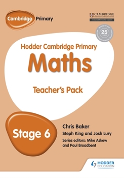 Paperback Hodder Cambridge Primary Maths Teacher's Pack 6 Book