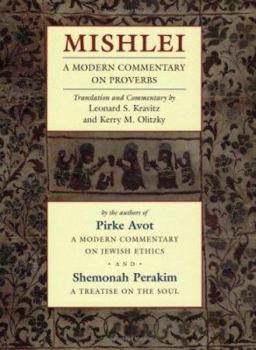 Paperback Mishlei: A Modern Commentary on Proverbs Book