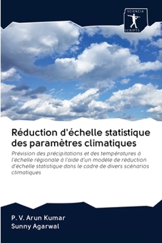 Paperback Réduction d'échelle statistique des paramètres climatiques [French] Book