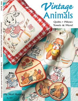 Paperback Vintage Animals: Quilts, Pillows, Towels, and More Book
