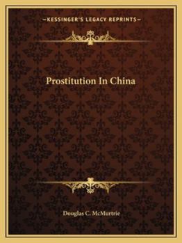 Paperback Prostitution In China Book