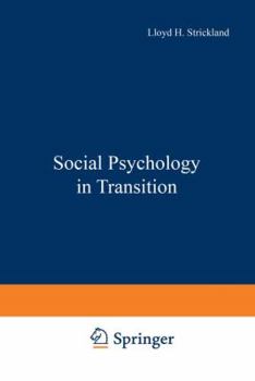 Paperback Social Psychology in Transition Book