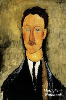 Paperback Modigliani Notebook: Portrait of the Artist Leopold Survage Journal - 100-Page Beautiful Lined Art Notebook - 6 X 9 Artsy Journal Notebook Book