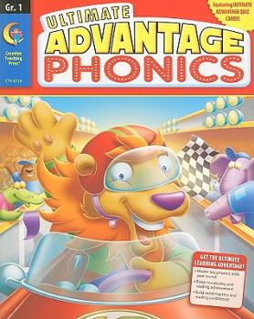 Paperback Ultimate Advantage Phonics, Grade 1 [With Quiz Cards] Book