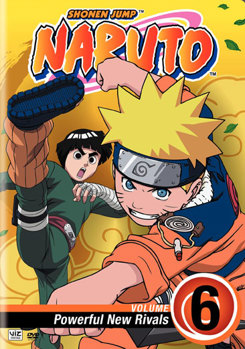 DVD Naruto Volume 6: Powerful New Rivals Book