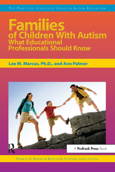 Paperback Families of Children with Autism Book