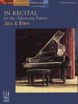 Paperback In Recital for the Advancing Pianist, Jazz & Blues Book