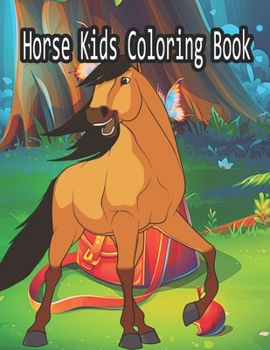 Horse kids coloring book: Horse Activity Coloring Book with Fun, Easy, and Relaxing Coloring Pages