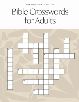 Paperback Bible Crossword for Adults: A Modern Bible-Themed Crossword Activity Book to Strengthen Your Faith Book