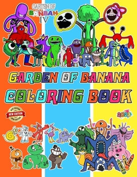 Paperback Garden of Ba-nana Coloring Book [Large Print] Book