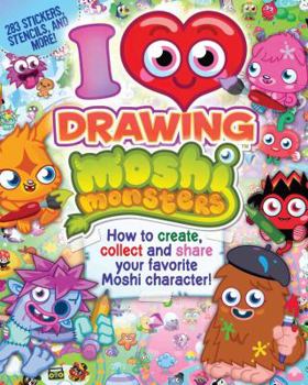 Paperback I Love Drawing Moshi Monsters Book