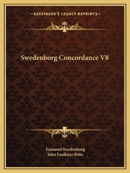 Paperback Swedenborg Concordance V8 Book