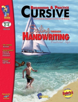 Paperback Traditional Cursive Style Beginning & Practice Big Book Gr. 2-4 Book