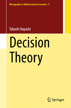 Hardcover Decision Theory Book