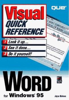 Paperback Word for Windows 95: Visual Quick Reference Book