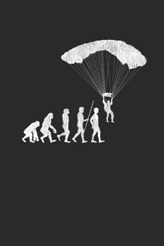 Paperback Paragliding Evolution: Paragliding Notebook, Blank Lined (6" x 9" - 120 pages) Sports And Recreations Themed Notebook for Daily Journal, Diar Book