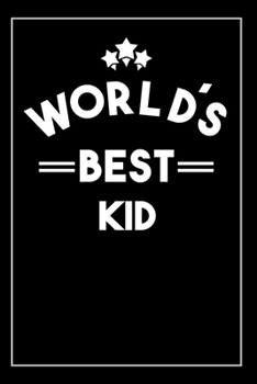 Paperback Worlds Best Kid: Blank Lined Notebook Book