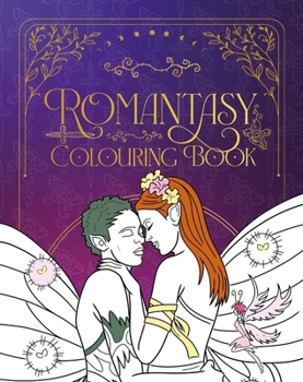 Paperback Romantasy Colouring Book