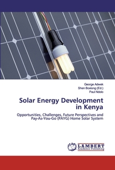 Paperback Solar Energy Development in Kenya Book