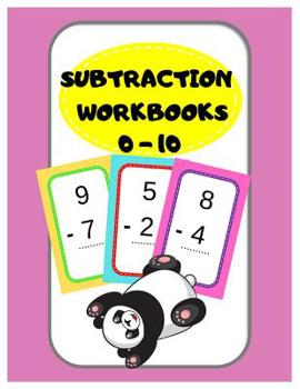 Paperback Subtraction Workbooks 0 -10: Math Worksheets for Grade 1 Book