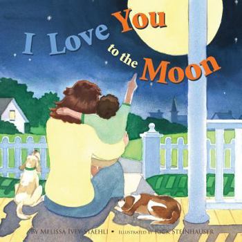 Paperback I Love You to the Moon Book