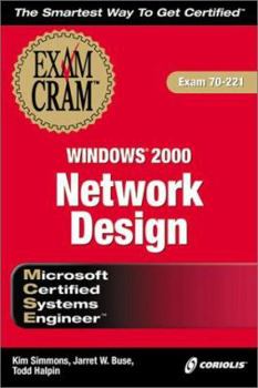 Paperback MCSE Windows 2000 Network Design Exam Cram Book