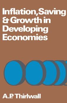 Hardcover Inflation, saving and growth in developing economies Book