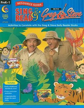 Paperback Sing & Read with Greg & Steve Resource Guide, PreK-1 Book