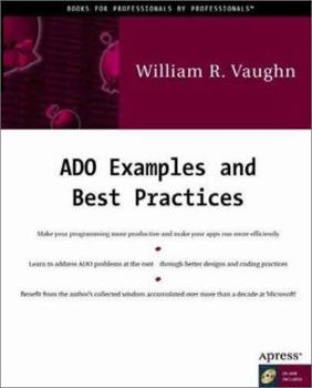 Paperback ADO Examples and Best Practices [With CDROM] Book