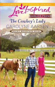 Mass Market Paperback The Cowboy's Lady [Large Print] Book